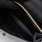 HERMES CLASSIC KELLY TO GO EPSOM BLACK GHW