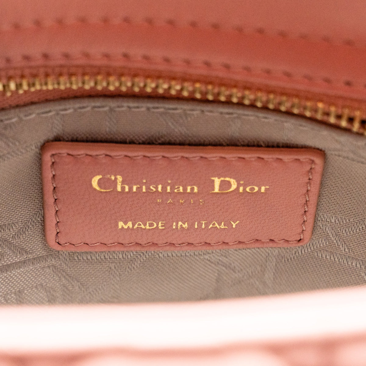 Dior Mini Lady Dior Bag Lambskin Pink LGHW