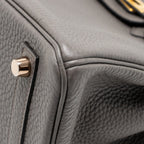 Hermes Birkin 25 Togo Gris Etain GHW