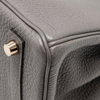 Hermes Birkin 25 Togo Gris Etain GHW