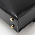 HERMES MINI VERROU BOX BLACK GHW