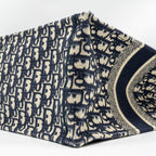 DIOR MEDIUM BOOK TOTE DIOR OBLIQUE EMBROIDERY BLUE