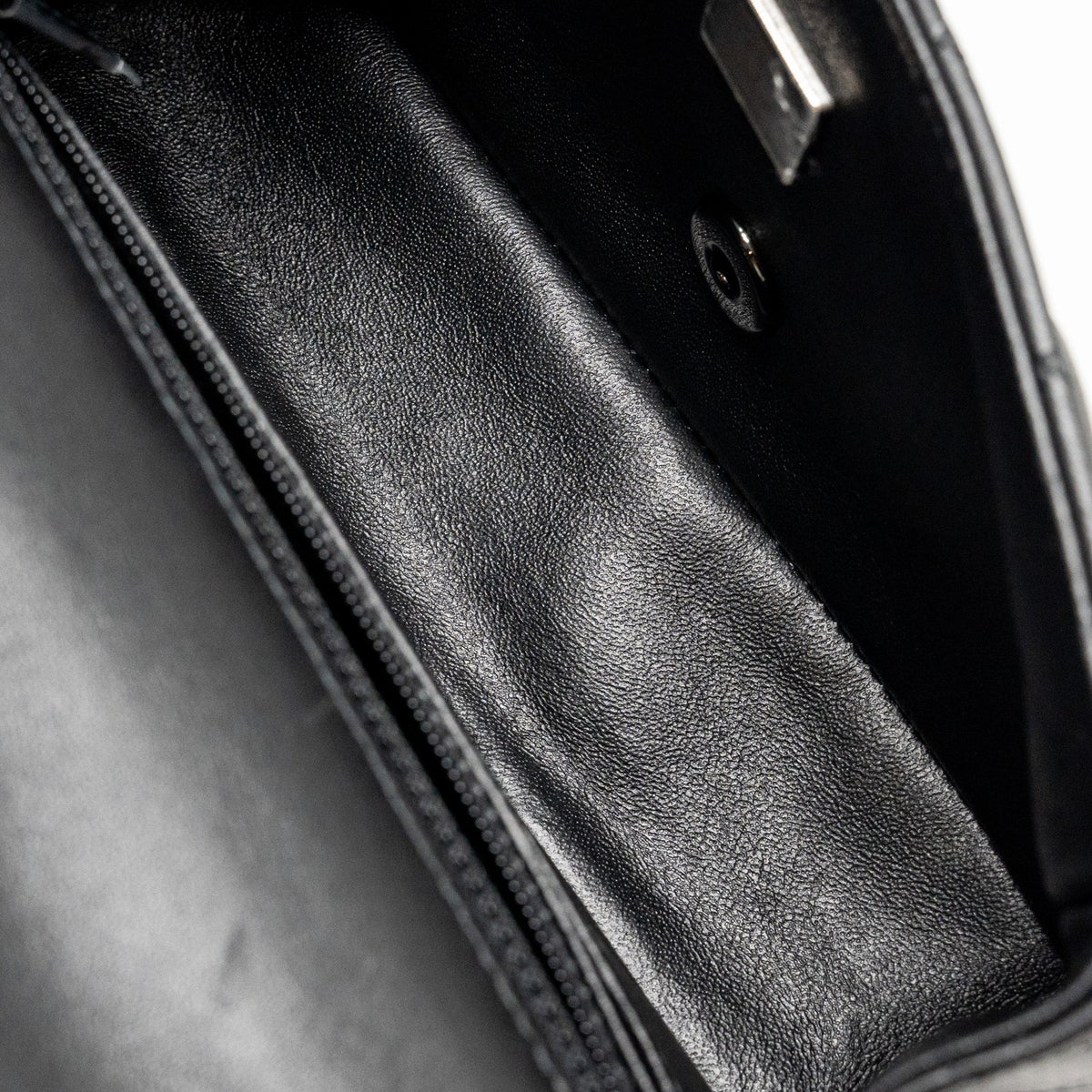 Chanel Mini Rectangular Flap Bag Lambskin SO Black (Microchip)