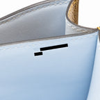 Hermes Mini Constance Chevre Mysore Kraft/Bleu Brume GHW