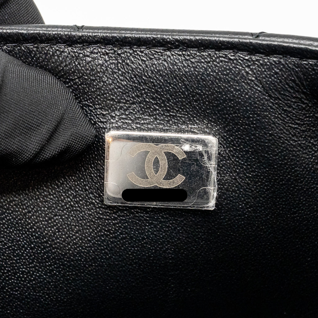 Chanel Mini Rectangular Flap Bag Lambskin SO Black (Microchip)