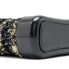 CHANEL SMALL GABRIELLE HOBO BAG LIMITED EDITION SEQUINS BLACK/GOLD MULTICOLOURED HARDWARE