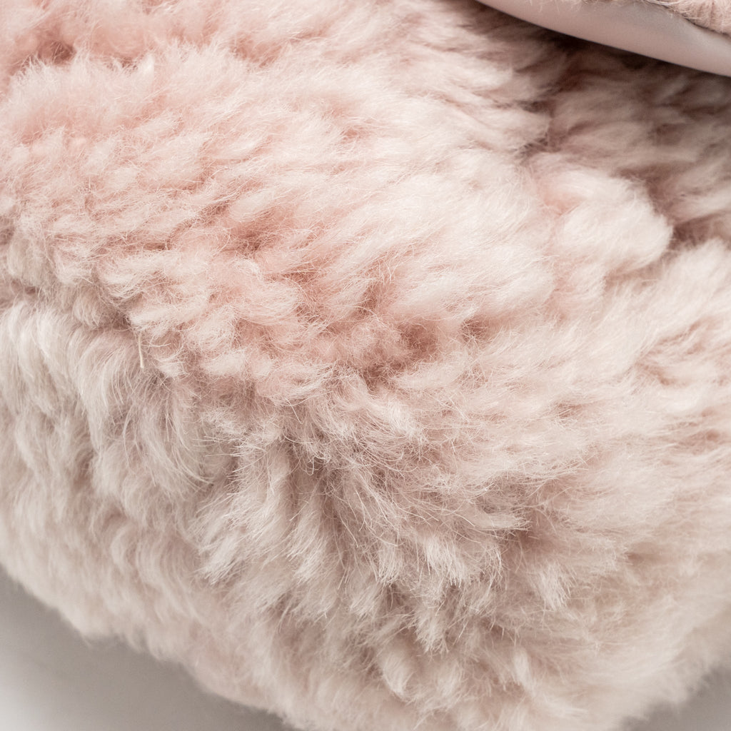 Chanel Medium 19 Bag Shearling Light Pink Multicolour Hardware