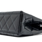 CHANEL 23K MINI SHOPPING TOTE CALFSKIN BLACK GHW(MICROCHIP)