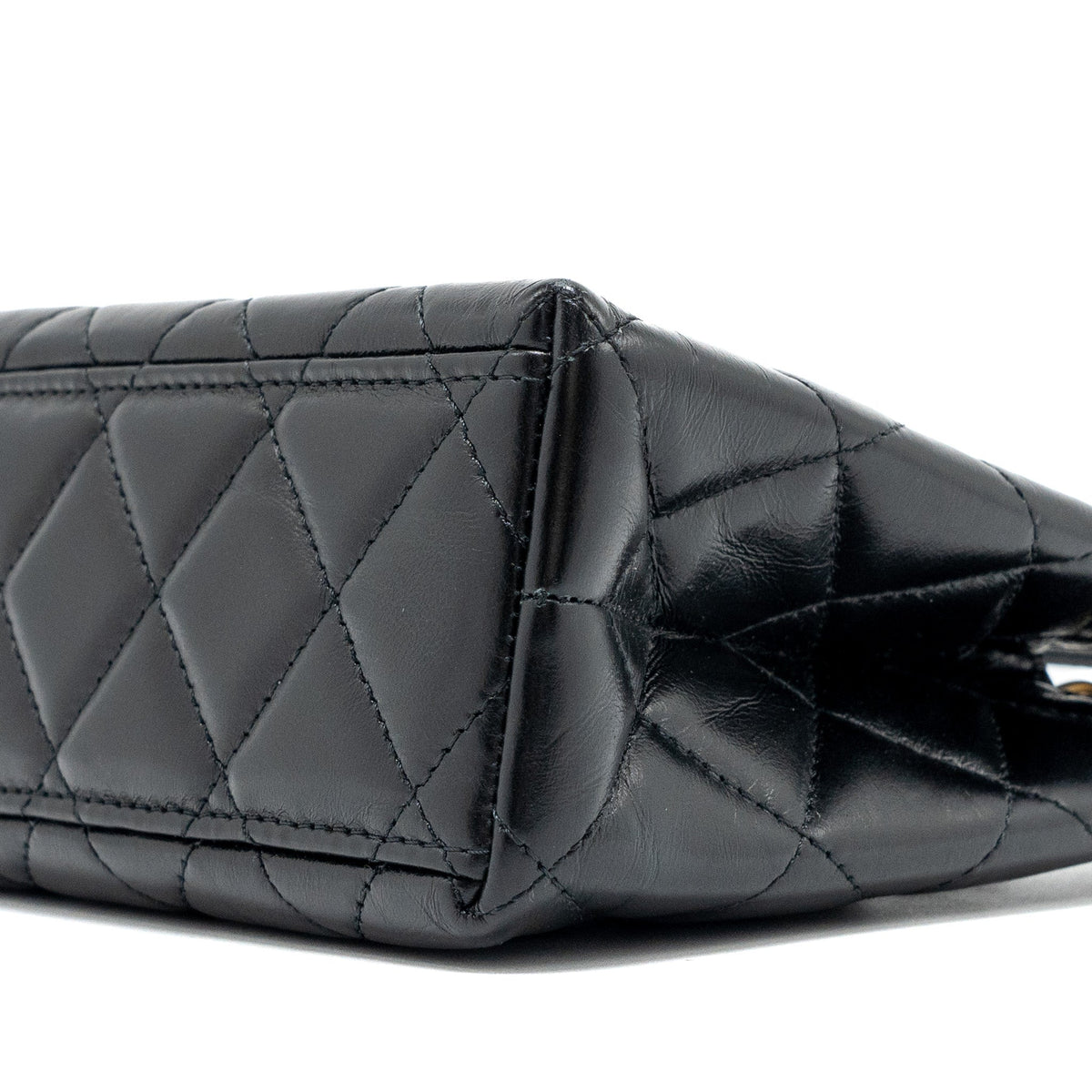 CHANEL 23K MINI SHOPPING TOTE CALFSKIN BLACK GHW(MICROCHIP)