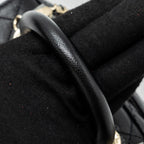 CHANEL COCO HANDLE EXTRA  MINI CAVIAR BLACK LGHW(MICROCHIP)
