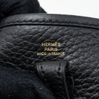 HERMES MINI EVELYN CLEMENCE BLACK GHW