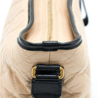 CHANEL MEDIUM GABRIELLE HOBO BAG CALFSKIN BEIGE/BLACK MULTICOLOUR HARDWARE