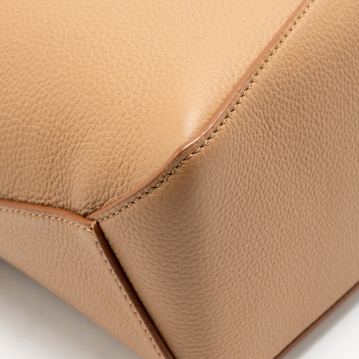 Loewe small puzzle edge bag calfskin toffee GHW