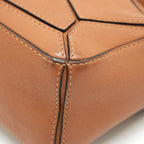LOEWE MINI PUZZLE BAG IN TAN