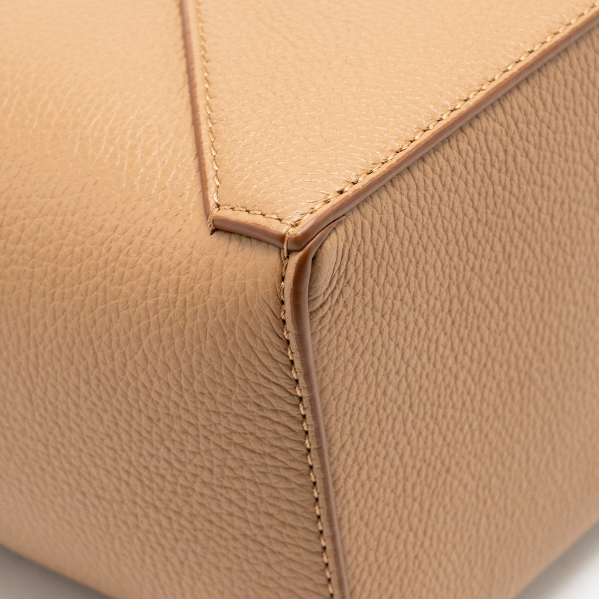 Loewe small puzzle edge bag calfskin toffee GHW