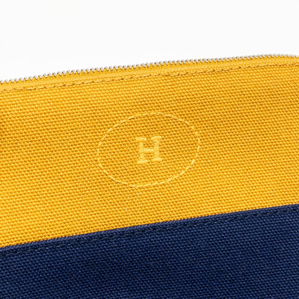 Hermes bolide case, mini model canvas/leather SHW