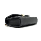 CHANEL 23P TOP HANDLE MINI FLAP BAG CAVIAR BLACK LGHW (MICROCHIP)