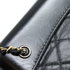 CHANEL SMALL GABRIELLE BACKPACK AGED CALFSKIN BLACK MULTICOLOUR HARDWARE