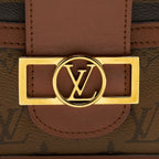 LOUIS VUITTON DAUPHINE FLAP BAG REVERSE MONOGRAM