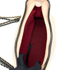 CHANEL MEDIUM GABRIELLE HOBO BAG CALFSKIN BEIGE/BLACK MULTICOLOUR HARDWARE