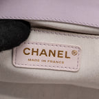 Chanel 16P Medium Boy Bag IRIDESCENT Glazed Calfskin Light Purple LGHW