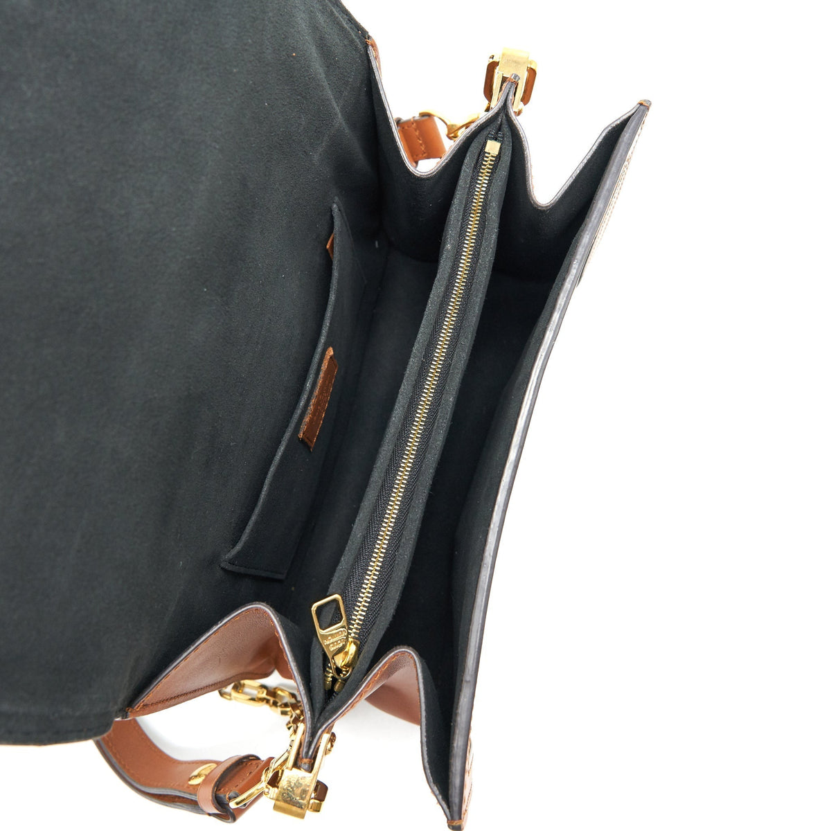 LOUIS VUITTON DAUPHINE FLAP BAG REVERSE MONOGRAM