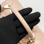 Chanel Small Coco Handle Flap Bag Caviar Pink LGHW (Microchip)