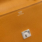 Hermes clic 16 wallet chevre mysore caramel SHW