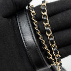 CHANEL COCO HANDLE EXTRA  MINI CAVIAR BLACK LGHW(MICROCHIP)
