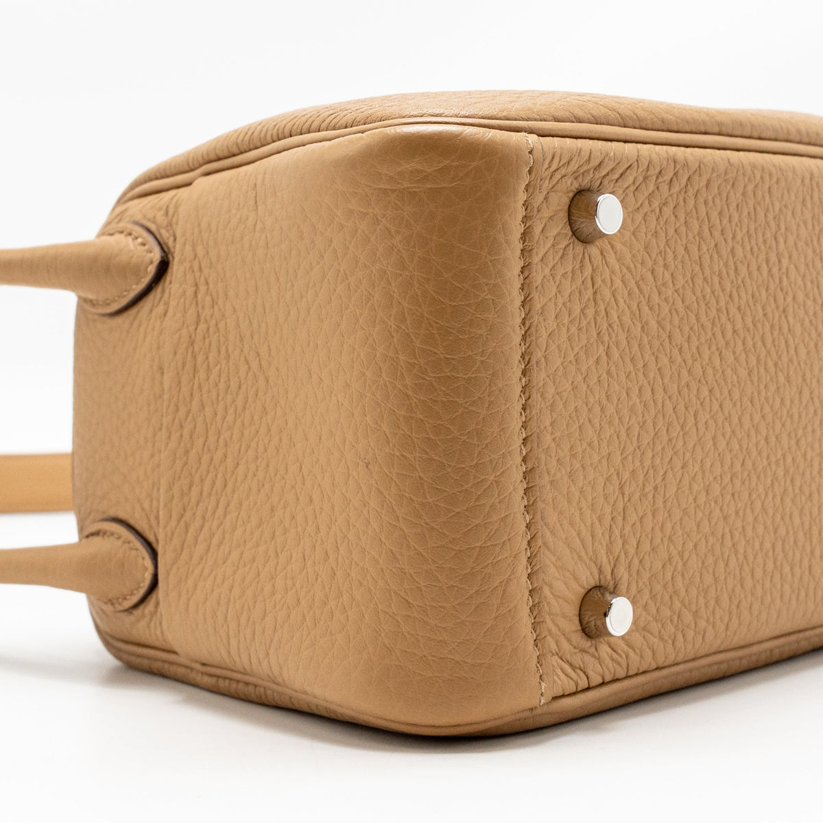 Hermes Mini Lindy II Clemence Biscuit SHW
