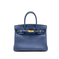 Hermes Birkin 30 Togo Blue Brighton GHW