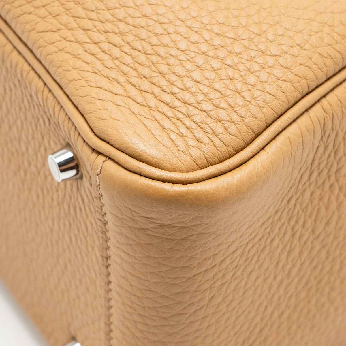 Hermes Mini Lindy II Clemence Biscuit SHW