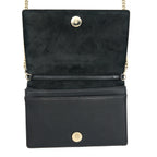 DIOR DIORAMA WALLET ON CHAIN GRAINED CALFSKIN BLACK LGHW