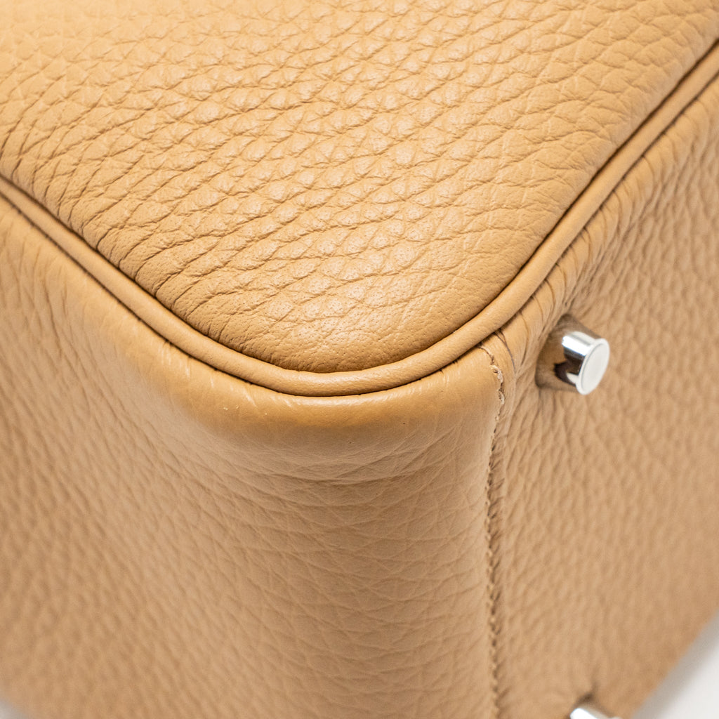 Hermes Mini Lindy II Clemence Biscuit SHW