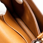 Hermes Mini Roulis Barenia Faubourg 34 Fauve Gold LGHW