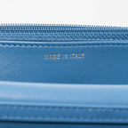 CHANEL PEARL CRUSH WALLET ON CHAIN DENIM BLUE GHW (MICROCHIP)