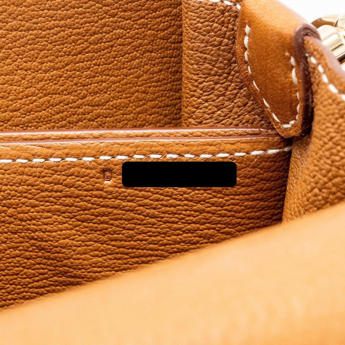 Hermes Mini Roulis Barenia Faubourg 34 Fauve Gold LGHW