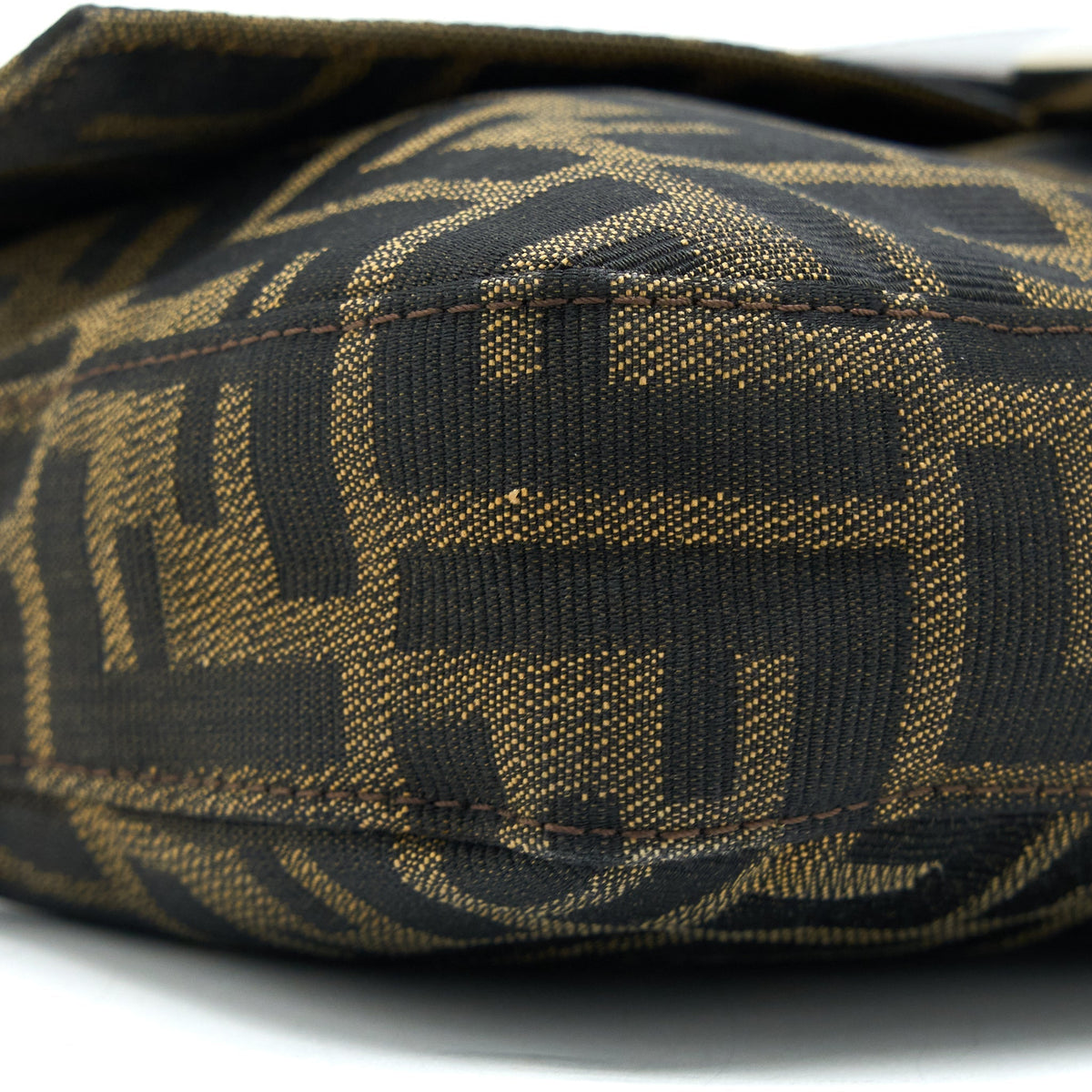 FENDI VINTAGE BAGUETTE SHOUDER BAG FF JACQIARD SHW