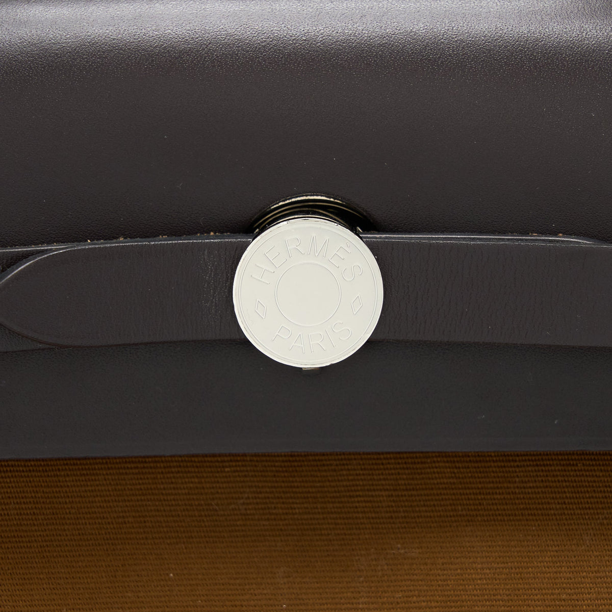 HERMES HERBAG 31 BERLINE/VACHE HUNTER ALEZAN/EBENE SHW