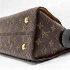 LOUIS VUITTON TUILERIES BAG MONOGRAM CANVAS BLACK/RED GHW