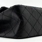 CHANEL MINI 2.55 REISSUE FLAP BAG AGED CALFSKIN BLACK GHW