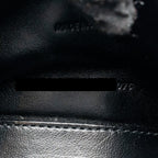 BALENCIAGA HOURGLASS BAG XS CALFSKIN BLACK GHW