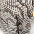 Fendi First Small Python Dark Grey GHW
