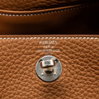 HERMES MINI LINDY CLEMENCE GOLD SHW