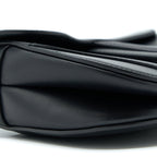 DIOR MINI SADDLE BAG CALFSKIN BLACK GHW