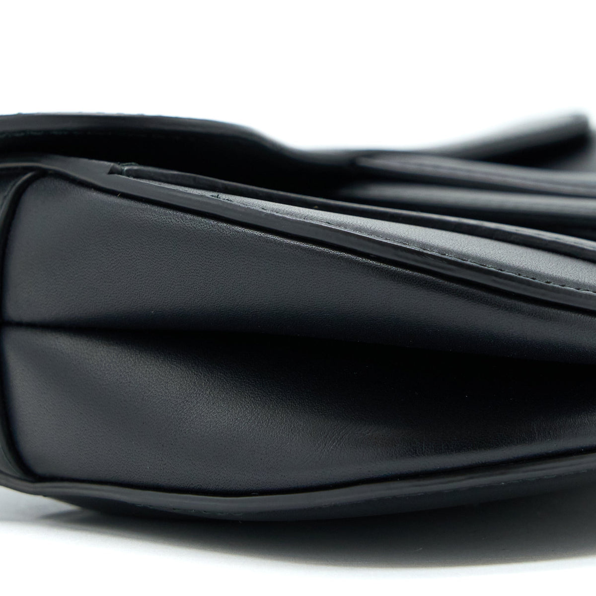 DIOR MINI SADDLE BAG CALFSKIN BLACK GHW