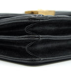 CHANEL VERTICAL BOY BAG CARVIAR LARGE BLACK GHW