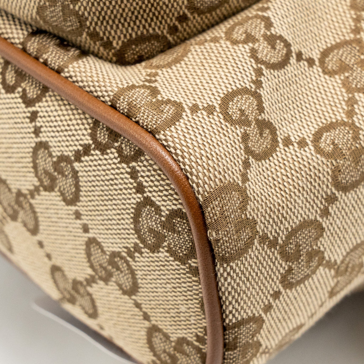 Gucci Bamboo Mini Backpack GG Canvas/Leather Beige/Brown GHW