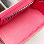 Chanel Long Vanity Case with COCO LOVE DETAILED CHAIN Lambskin Pink GHW (Microchip)