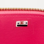 Chanel Long Vanity Case with COCO LOVE DETAILED CHAIN Lambskin Pink GHW (Microchip)